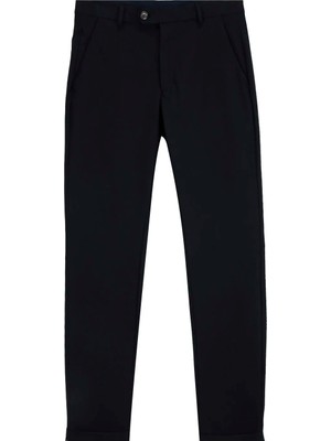 Brooks Brothers Siyah Erkek Comfort Fit Pantolon BBSS26MPT012