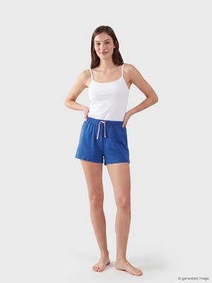 Lc Waikiki Yeni Sezon Desenli Kadın Şort Pijama Altı 2'li
