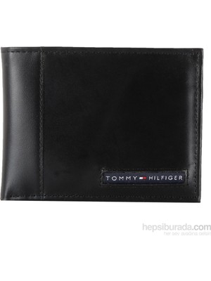 Erkekler İçin Tommy Hilfiger Siyah Deri Cüzdan Minimalist Stil ve Hediye Seçeneği