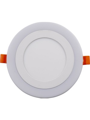 4 Adet Noas YL11 0600 Sıva Altı 6+3W 3 Fonksiyonlu Yuvarlak LED Spot 6500K Beyaz+Mavi