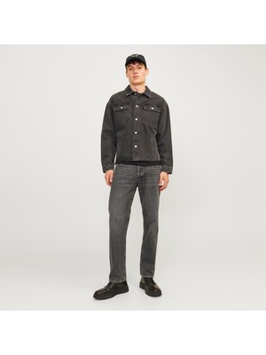 Jack & Jones Erkek Relaxed Fit Yüksek Bel Jean - Chris