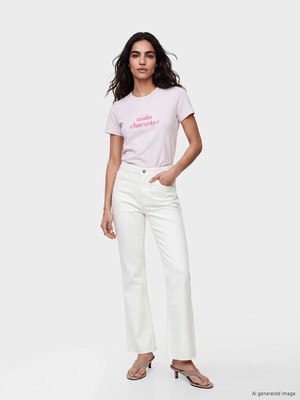Lc Waikiki Yeni Sezon Crop Flare Kadın Jean Pantolon