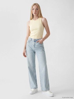 Lc Waikiki Yeni Sezon Wideleg Kadın Jean Pantolon