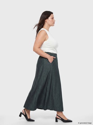 Lc Waikiki Yeni Sezon Beli Lastikli A Kesim Jean Etek