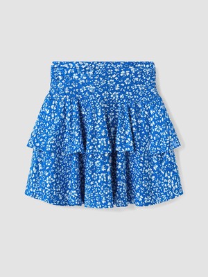 Lc Waikiki Yeni Sezon Beli Lastikli Desenli Mini Etek