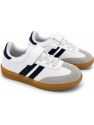 Black Flex Cırtlı Çocuk Sneaker Ayakkabı 26-30 Beyaz