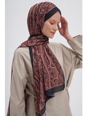 Carell Marbella Soft Kahve Nilla Pamuklu Şal