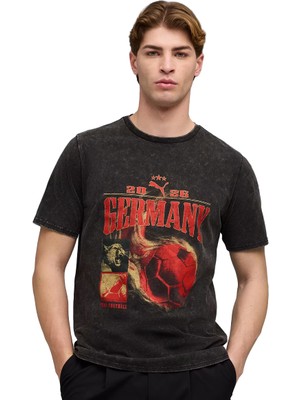 Puma Fanpack 90S Almanya Erkek Siyah Futbol T-Shirt 66060102