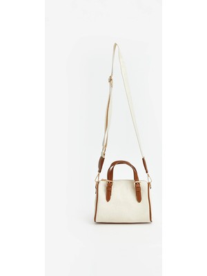 Lc Waikiki Yeni Sezon Deri Görünümlü Kanvas Kadın Omuz Çantası