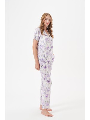 Pjs Kadın Lila Pijama Takımı 29039