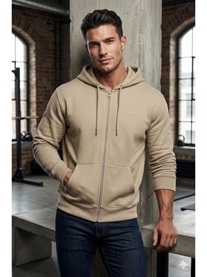 Levi's Pamuk Kapüşonlu Erkek Sweatshirt