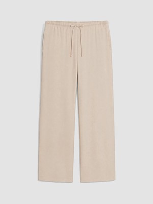 Lc Waikiki Yeni Sezon Beli Lastikli Geniş Paça Kadın Pantolon