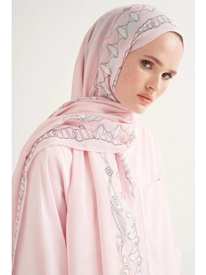 Carell Sabrine Floş Şal Şeker Pembe