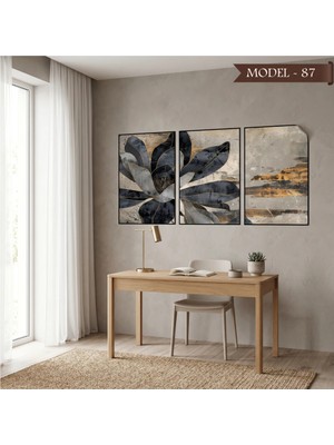Akıllı Kağıt Statik Tutunma Özellikli Tablo - Poster Çiçek (Model- 87)
