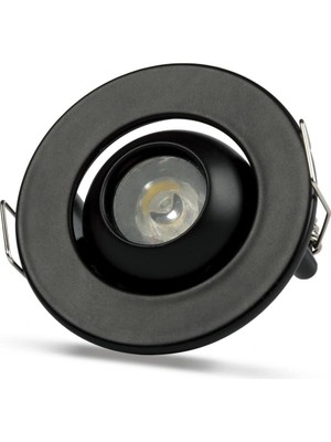 Sb Shopping Noas YL94 0201 Siyah Kasa 1W LED Spot 6500K Beyaz Işık