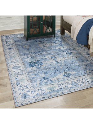 Marsa Dijital Baskı Şönil Dokuma Taban Halı Yıkanabilir Kilim Yolluk Salon Halısı