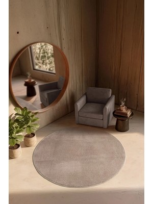 Cotto Home Softy Vizon Yıkanabilir Kaymaz Taban Yuvarlak Halı Yumuşak Dokulu Mutfak Koridor Salon Halısı