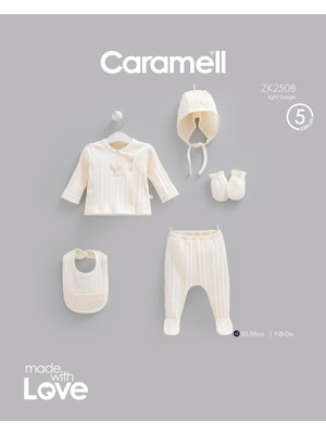 Caramell Very Nice 5'li Hastane Çıkışı Zıbın Seti