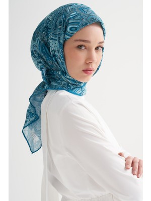 Carell Nerissa Soft Eşarp Turkuaz
