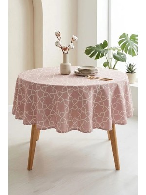 Rona Home Premium Kalite Desenli Masa Örtüsü Güpürsüz Lüks Dokuma Kumaş Modern Salon Mutfak Masası Örtüsü