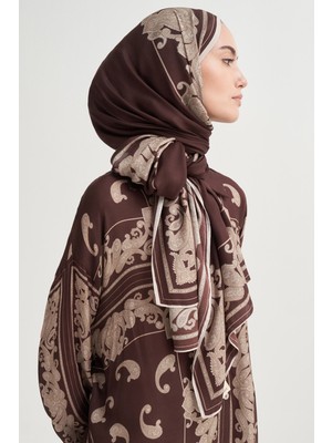 Carell Regal Floş Şal Kahve