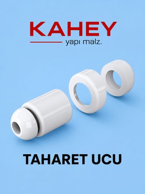 Klozet Taharet Çubuk Ucu Beyaz Seramik  Kaplamalı Abs Malzeme ile Yüksek Su Direnç Seviyesi