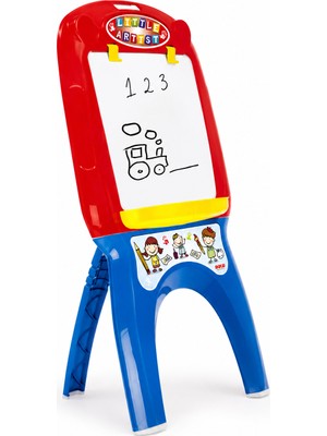 Dolu Jumbo Easel Katlanabilir Çocuk Yazı Tahtası ve Resim Sehpası 36 Ay+