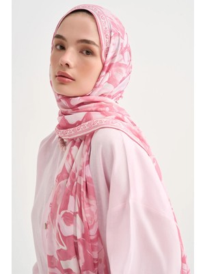 Carell Rosalie Aria Viskon Şal Pembe