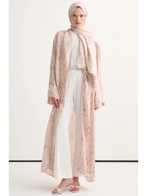Carell Rosin Floş Abaya Pembe