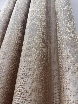 Nivemes Home Nivemeshome  Çağla V-5201 Krem  1/3 Pileli Fon Perde