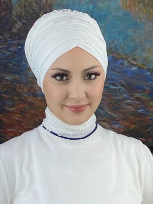 Büzgülü Günlük Bone Şal