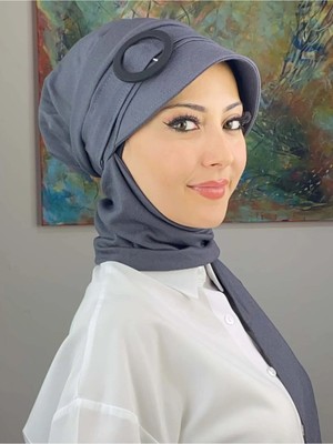 Şerit Detaylı Tokaluı Şapka