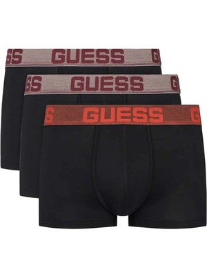 Guess Erkek 3'lü Boxer U6GG13.JBLK