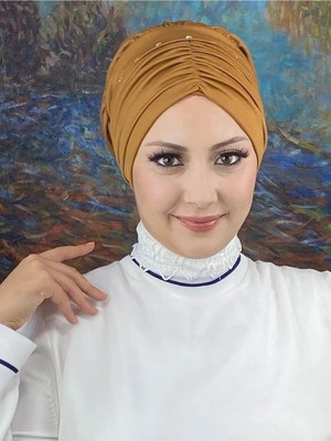 Büzgülü Günlük Bone Şal