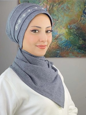 Arpa Inci Yılan Desenli Bere