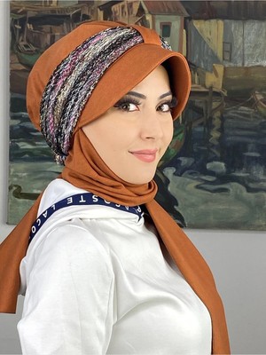Sultan Model Cırtcırtlı Atkılı Şapka