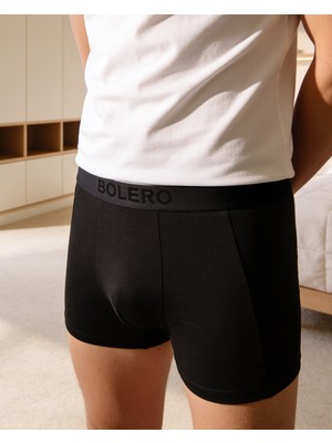 Bolero Erkek Premium Micro Modal Boxer Siyah