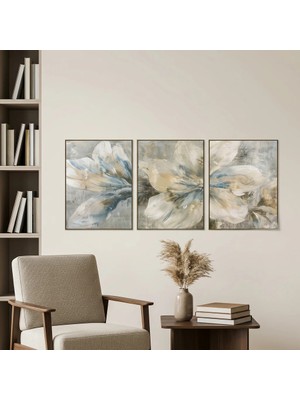 Akıllı Kağıt Statik Tutunma Özellikli Tablo - Poster Çiçek (Model- 78)