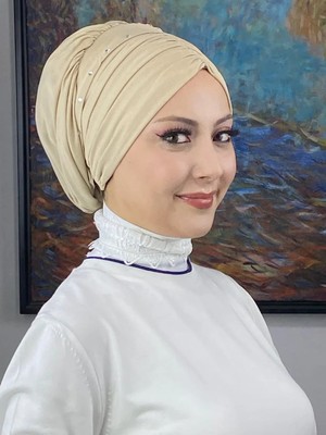 Büzgülü Günlük Bone Şal