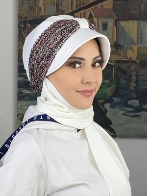 Sultan Model Cırtcırtlı Atkılı Şapka