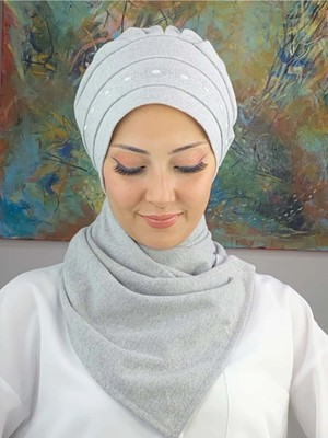 Arpa Inci Yılan Desenli Bere