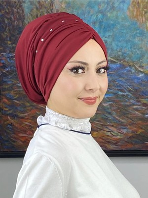 Büzgülü Günlük Bone Şal