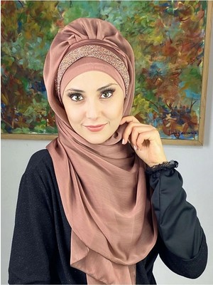 Topkapı Model Bakır Büzgülü Şal