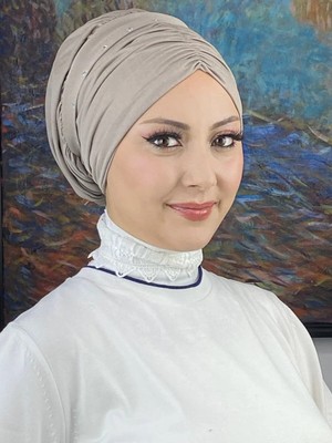 Büzgülü Günlük Bone Şal