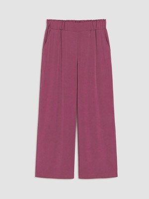 Lc Waikiki Yeni Sezon Beli Lastikli Pileli Kadın Kumaş Pantolon