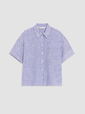 Lc Waikiki Yeni Sezon Çizgili Oversize Kadın Gömlek