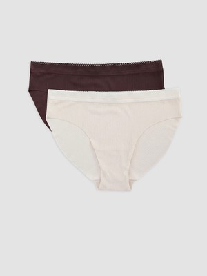 Lc Waikiki Yeni Sezon Fisto Detaylı Ribana Bikini Külot 2'li