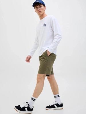 Jack & Jones Jack&jones 12274983 Erkek Sort - Haki