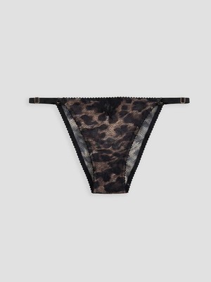 Lc Waikiki Yeni Sezon Leopar Desenli Fantezi Brazilian Külot