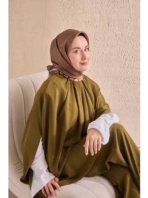 Silk Home Twill Ipek Desenli Eşarp 11536